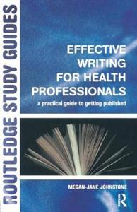 Effective Writing for Health Professionals - Click Image to Close