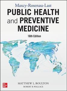 Maxcy-Rosenau-Last Public Health and Preventive Medicine: Sixteenth Edition - Click Image to Close