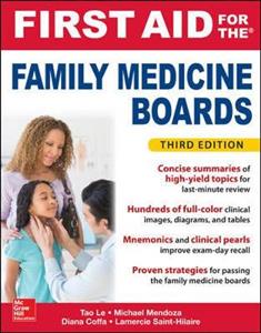 First Aid for the Family Medicine Boards, Third Edition - Click Image to Close