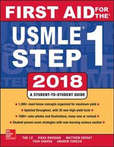 First Aid For The Usmle Step 1 2018