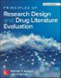 Principles of Research Design and Drug Literature Evaluation, Second Edition - Click Image to Close