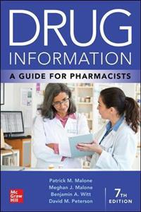 Drug Information: A Guide for Pharmacists, 7th Edition - Click Image to Close
