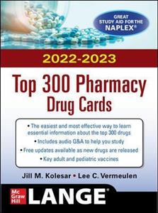 McGraw Hill's 2022/2023 Top 300 Pharmacy Drug Cards - Click Image to Close