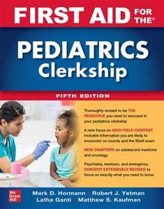 First Aid for the Pediatrics Clerkship, Fifth Edition - Click Image to Close
