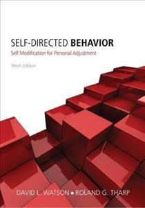 SELF-DIRECTED BEHAVIOR SELF-MODIFICATION - Click Image to Close