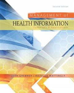 MGMT OF HEALTH INFO FUNCTIONS amp; APPLIC - Click Image to Close