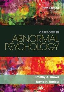 CASEBOOK IN ABNORMAL PSYCHOLOGY - Click Image to Close