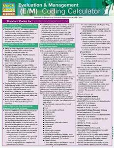 Evaluation amp; Management (Eamp;M) Coding Calculator