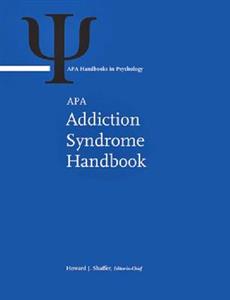 APA Addiction Syndrome Handbook