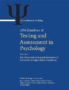 APA Handbook of Testing and Assessment in Psychology