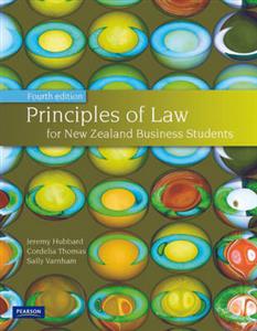 Principles of Law for New Zealand Business Students