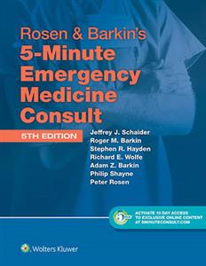 Rosen & Barkin's 5-Minute Emergency Medicine Consult Standard edition - Click Image to Close