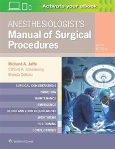 Anesthesiologist's Manual of Surgical Procedures - Click Image to Close