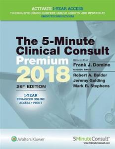 5-Minute Clinical Consult Premium 2018 26th edition - Click Image to Close