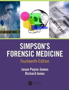 Simpson's Forensic Medicine, 14th Edition - Click Image to Close