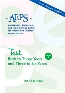 Assessment, Evaluation, and Programming System for Infants and Children (AEPS (R)) 2/e