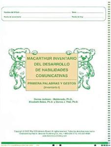 Macarthur Communicative Development Inventories (Cdis) Inventario I: Pr