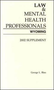 Law amp; Mental Health Professionals 2/e