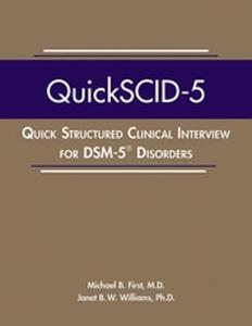 Quick Structured Clinical Interview for DSM-5 (R) Disorders (QuickSCID-5)