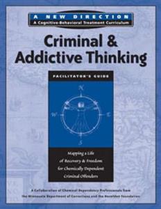 Criminal and Addictive thinking Facilitator Guide - Click Image to Close