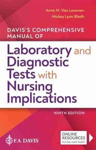 Davis's Comprehensive Manual of Laboratory and Diagnostic Tests With Nursing Implications - Click Image to Close