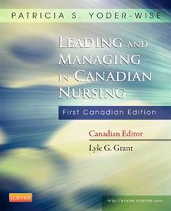 Leading and Managing in Canadian Nursing - Click Image to Close
