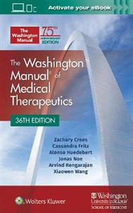 Washington Manual of Medical Therapeutics Spiral - Click Image to Close
