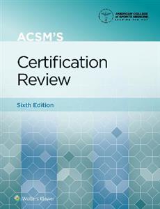 ACSM's Certification Review (American College of Sports Medicine) - Click Image to Close