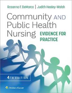 Community and Public Health Nursing: Evidence for Practice - Click Image to Close