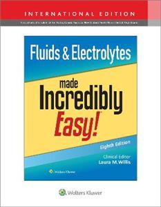 Fluids & Electrolytes Made Incredibly Easy! - Click Image to Close