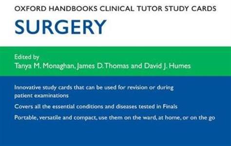 Oxford Handbooks Clinical Tutor Study Cards