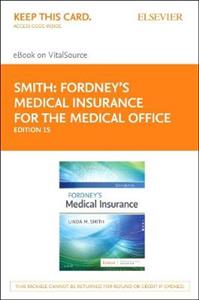 Fordney's Insurance Hnbk Med Office 15E