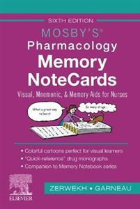 Mosby's Pharmacology Memory NoteCards 6E
