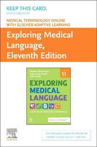 Med Term Online with Els Adap Learn 11E