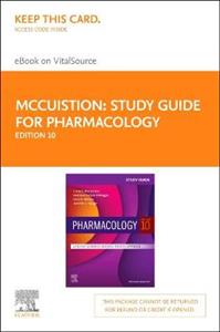 Study Guide for Pharmacology 10E