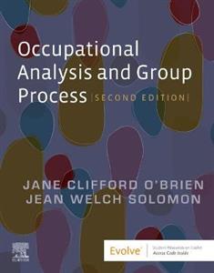 Occupational Analysis amp; Group Process 2E