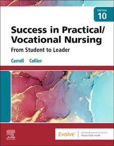 Success in Practical/Vocational Nurs 10E