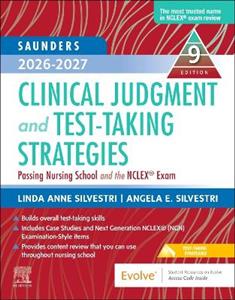 Saunders 2026-2027 Clinical Judgment and Test-Taking Strategies: Passing Nursing School and the NCLEX (R) Exam