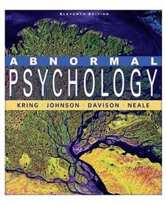 Abnormal Psychology