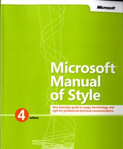 Microsoft Manual of Style