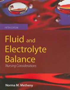 Fluid And Electrolyte Balance