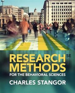 RESEARCH METHODS FOR BEHVRL SCI