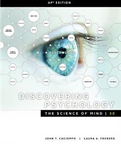 DISCOVERING PSYCHOLOGY SCIENCE OF MIND AP