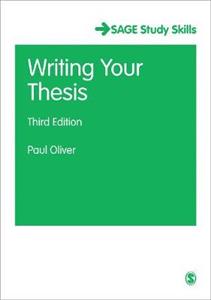 Writing Your Thesis 3rd Edition