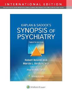  Kaplan & Sadock's Synopsis of Psychiatry